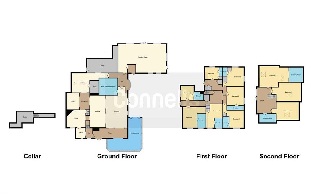 Swan House, Knowle Sands, BRIDGNORTH, Shropshire, WV16 5JL