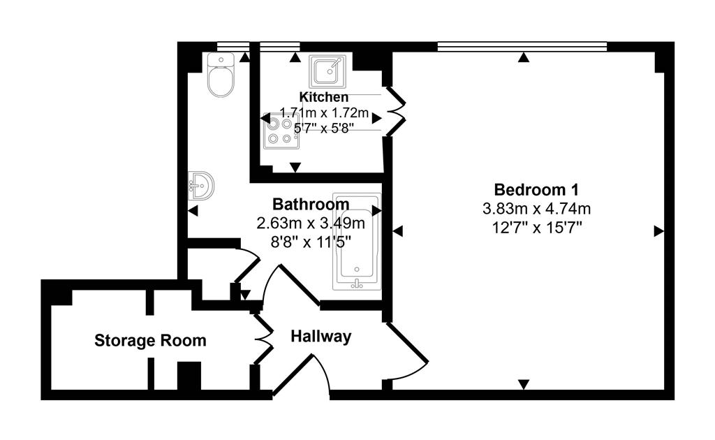 Flat 31, Tavistock Court, Tavistock Square, London, WC1H 9HE