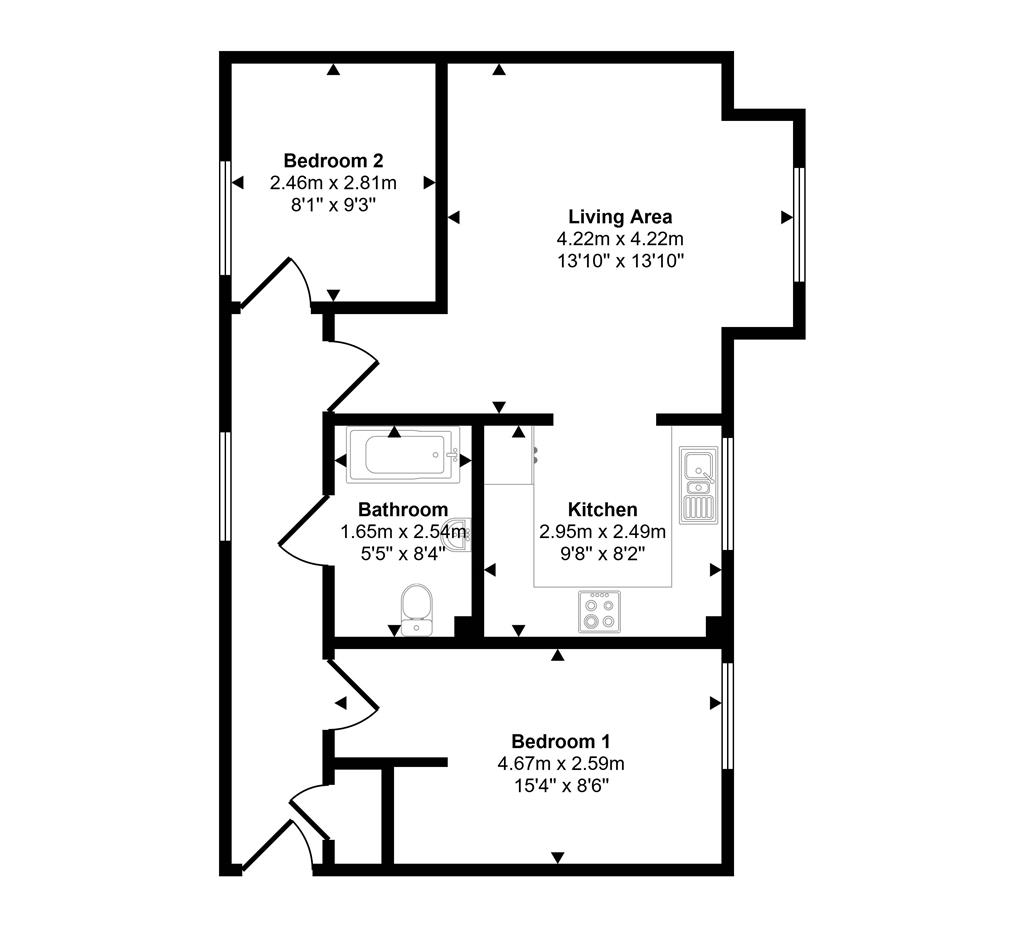 Flat 3, 7, Sable Close, SOUTHAMPTON, Hampshire, SO31 6BY