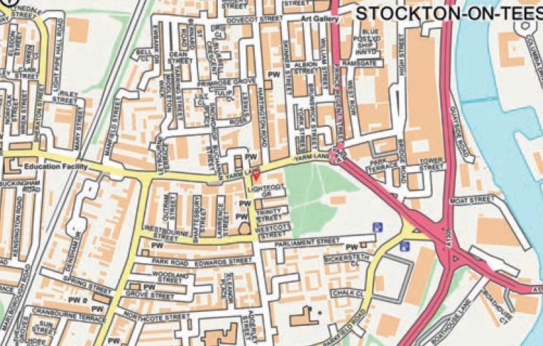 Flats 1-5, 33, Yarm Lane, STOCKTON-ON-TEES, Cleveland, TS18 3DT