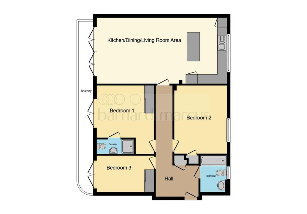 Flat 22, Oaks View, Court Lane, EPSOM, Surrey, KT19 8NG