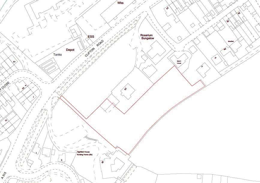 Land to the South of, Clifton Road, ASHBOURNE, Derbyshire, DE6 1DT