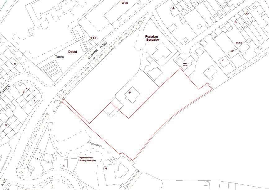 Land to the South of, Clifton Road, ASHBOURNE, Derbyshire, DE6 1DT