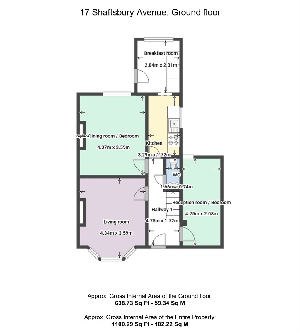 17, Shaftesbury Avenue, SOUTHAMPTON, Hampshire, SO17 1SB