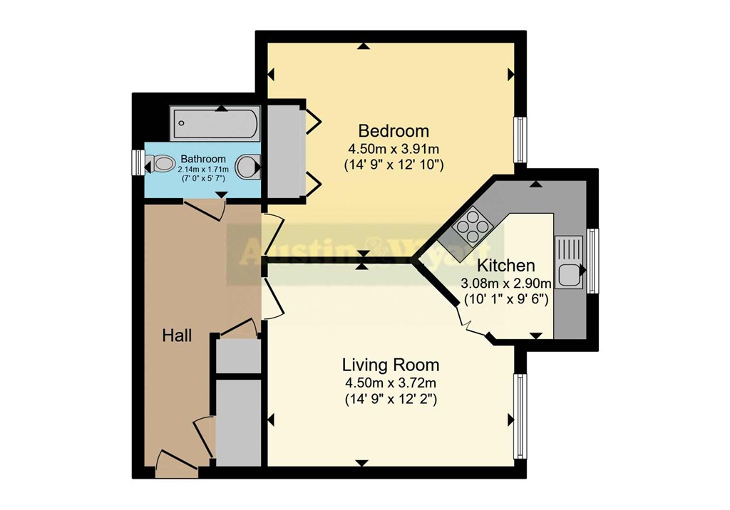 Flat 12, Heathlands Court, Beaulieu Road, SOUTHAMPTON, Hampshire, SO45 4BB