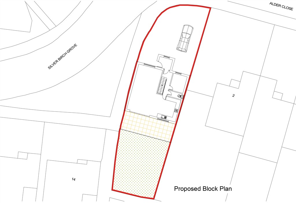Land adj. 2, Alder Close, TROWBRIDGE, Wiltshire, BA14 0JJ